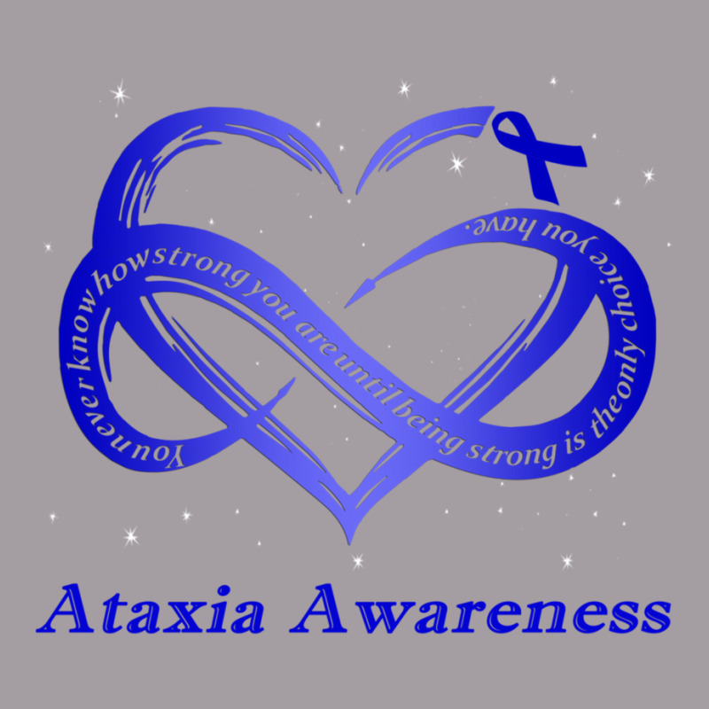 I Wear Blue For Ataxia Awareness Warrior Pullover Hoodie Seamless Cap by cm-arts | Artistshot