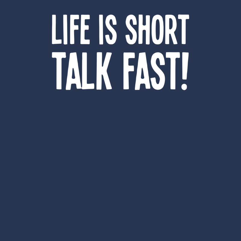 Life Is Short Talk Fast Men Denim Jacket | Artistshot