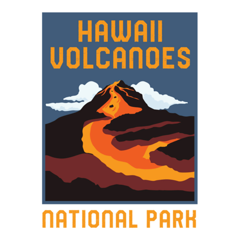 Hawaii Volcanoes National Park Big Island Retro Graphic Pullover Hoodi Yupoong Trucker Cap by cm-arts | Artistshot