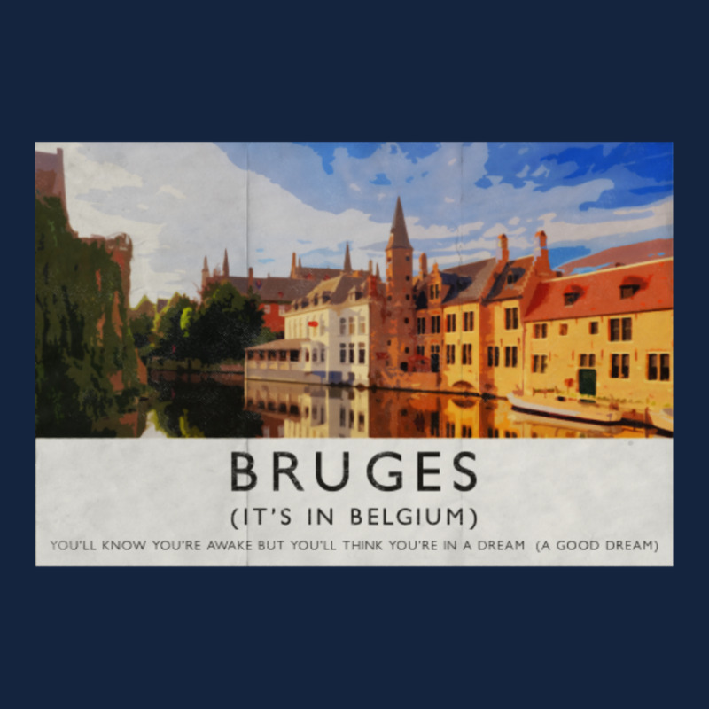 In Bruges Bruges (it?s In Belgium) Travel Poster-irwoq Foam Snapback hat by Kosdapen517 | Artistshot