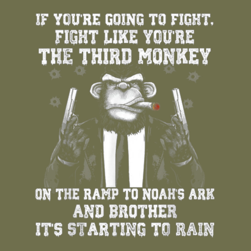 If You're Going To Fight Fight Like The Third Monkey T Shirt Pa Trucker Cap by cm-arts | Artistshot