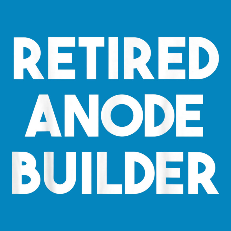 Retired Anode Builder T Shirt Fashion Visor | Artistshot