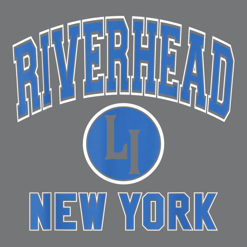 Riverhead New York Li Ny Varsity Style Blue Print T Shirt Nike Dri-fit Cap | Artistshot