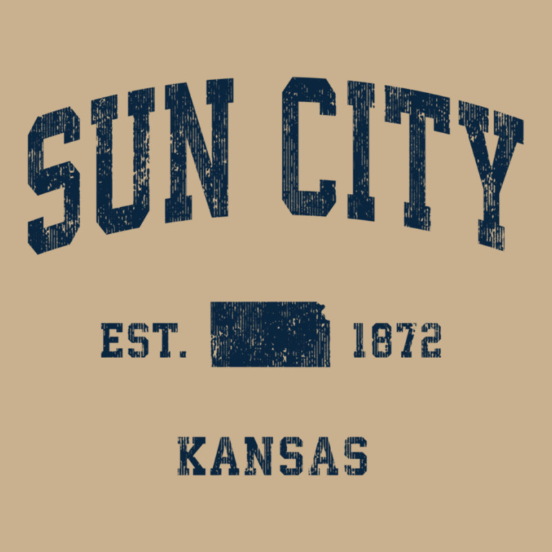 Sun City Kansas Ks Vintage Athletic Navy Sports Design Long Sleeve T S Nike Dri-fit Cap | Artistshot