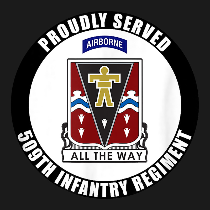 Proudly Served 509th Infantry Regiment Airborne Army Veteran T Shirt Nike Dri-FIT Cap by cm-arts | Artistshot