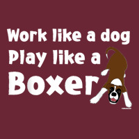 Gifts For Dog Lovers Funny Work Like A Dog Play Like A Boxer Nike Dri-fit Cap | Artistshot