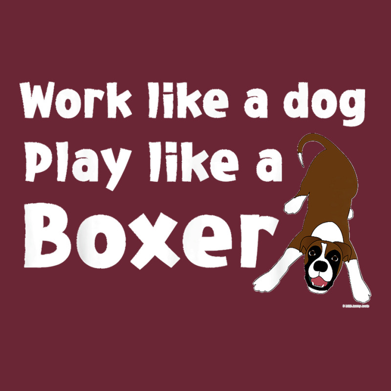 Gifts For Dog Lovers Funny Work Like A Dog Play Like A Boxer Nike Dri-FIT Cap by STACYSCHUDEL | Artistshot