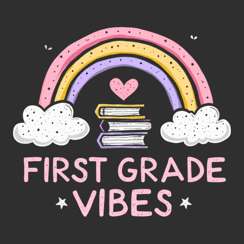 First Grade Vibes Oval Leatherette Patch | Artistshot