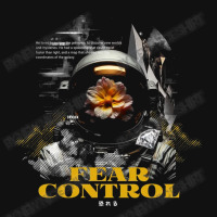 Astronaut Fear Control Portrait Canvas Print | Artistshot