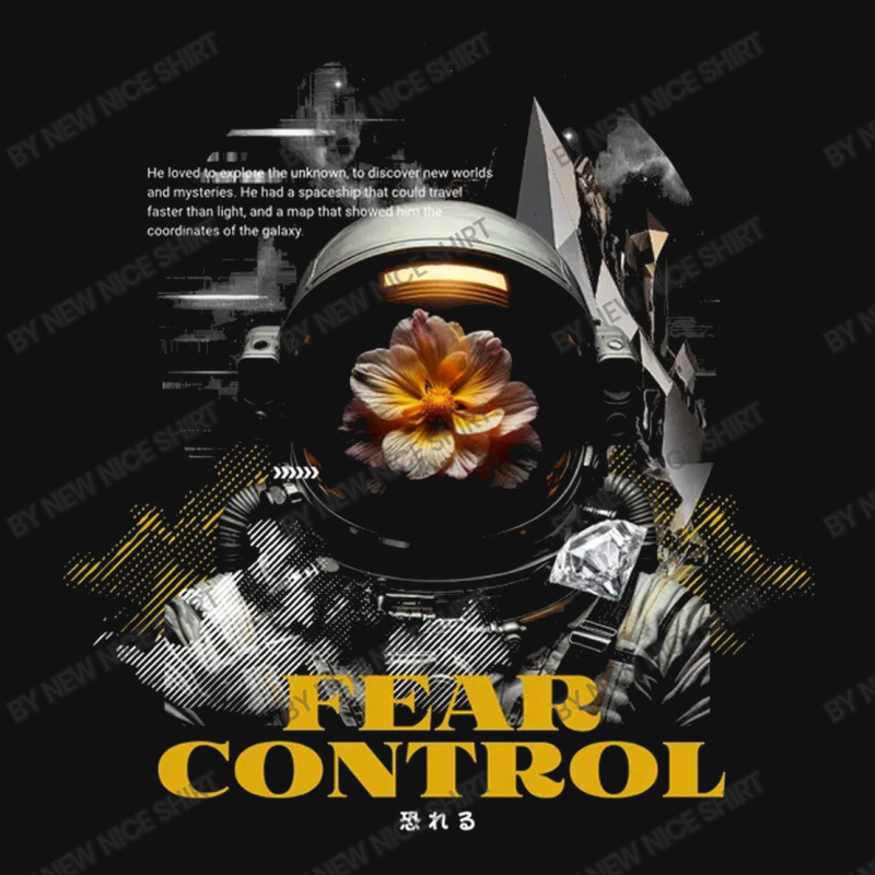 Astronaut Fear Control Metal Print Horizontal | Artistshot