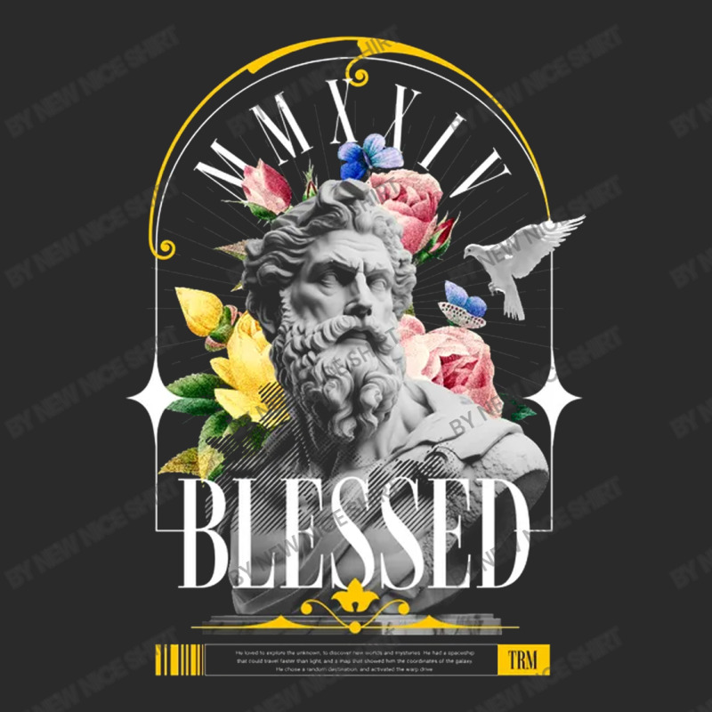 Blessed Statue And Floral Foam Trucker Hat | Artistshot