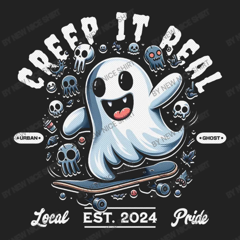 Creep It Real - Skateboard Ghost Basic Backpack | Artistshot