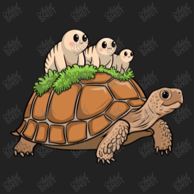 Tortoise Carrying Tardigrade Family On Flexfit Fit Backpack | Artistshot