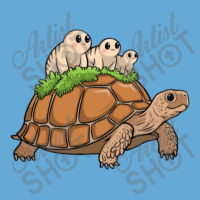 Tortoise Carrying Tardigrade Family On Flexfit Fit Basic T-shirt | Artistshot