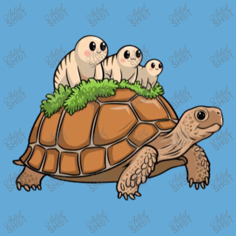 Tortoise Carrying Tardigrade Family On Flexfit Fit Basic T-shirt | Artistshot