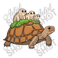 Tortoise Carrying Tardigrade Family On Flexfit Fit Mart Paper Bag -13 X 7 X 17 | Artistshot