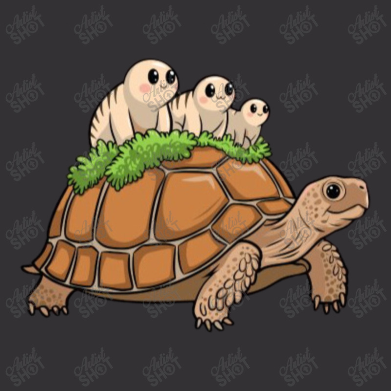 Tortoise Carrying Tardigrade Family On Flexfit Fit Vintage Short | Artistshot