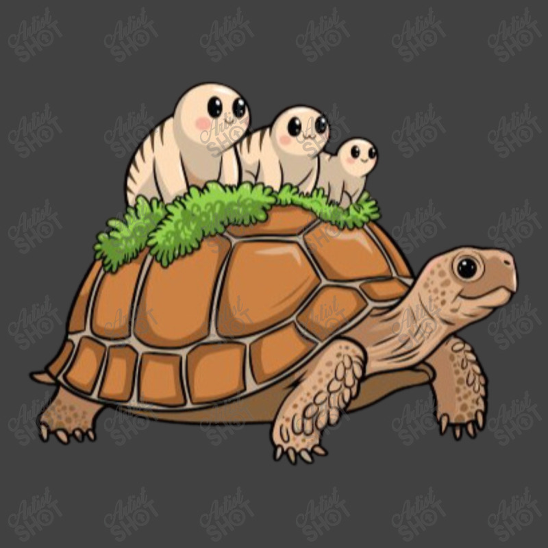 Tortoise Carrying Tardigrade Family On Flexfit Fit Vintage T-shirt | Artistshot