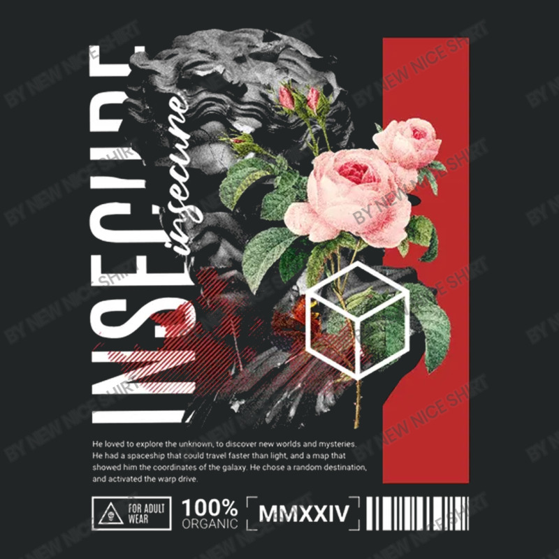 Insecure Floral Statue Duffel Bag | Artistshot