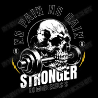 No Pain No Gain Metal Print Vertical | Artistshot