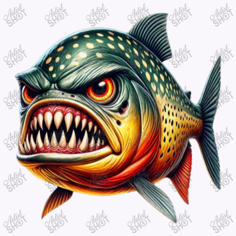 Fierce Piranha Attack Tank Top | Artistshot