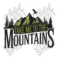 Take Me To The Mountains Double Wine Paper Bag - 6 1/2 X 3 1/2 X 12 3/8 | Artistshot