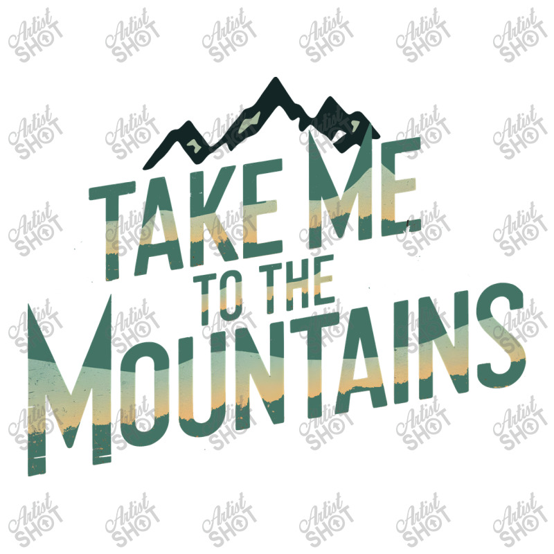 Quotes Take Me To The Mountains Take Out Paper Bag - 14 X 10 X 15 1/2 | Artistshot