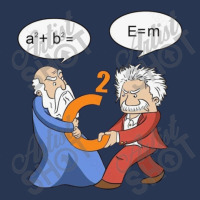 Geek Nerdy Pythagoras Vs Einstein Men Denim Jacket | Artistshot