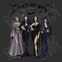 You Can't Sit With Us, Halloween Round Leatherette Patch | Artistshot