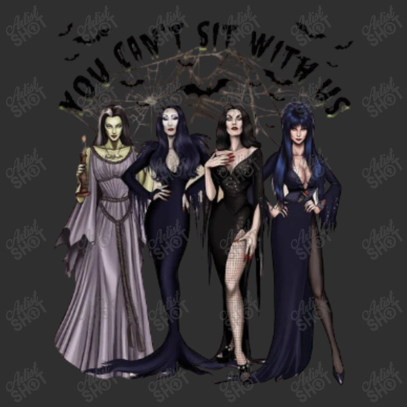 You Can't Sit With Us, Halloween Round Leatherette Patch | Artistshot