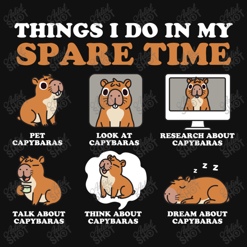 Capybara Lover Things I Do In My Spare Time Iphone 13 Case | Artistshot