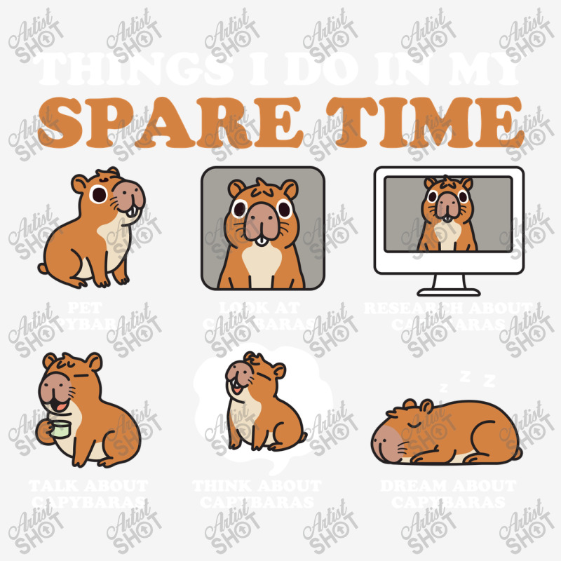 Capybara Lover Things I Do In My Spare Time Magic Mug | Artistshot