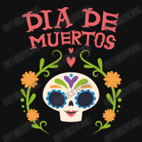 Dia De Muertos, Skull, Skulls, Skeleton, Flowers Portrait Canvas Print | Artistshot