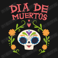 Dia De Muertos, Skull, Skulls, Skeleton, Flowers Medium-length Apron | Artistshot