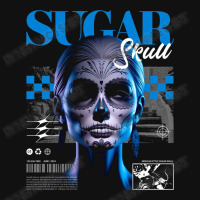 Sugar Skull Girl Metal Print Square | Artistshot