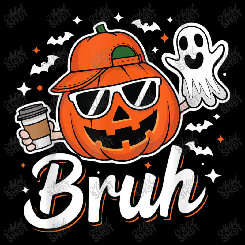 Funny Halloween Pumpkin Coffee Pocket T-shirt | Artistshot