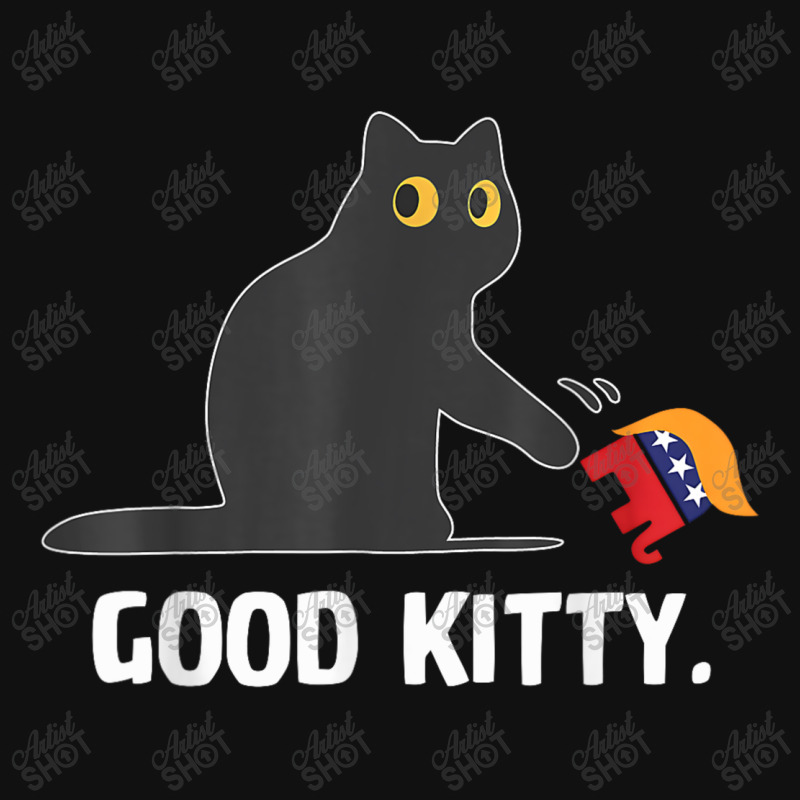 Good Kitty Funny Black Cat Trump Democrat Graphic Youth T-shirt by Teresa Simmons | Artistshot