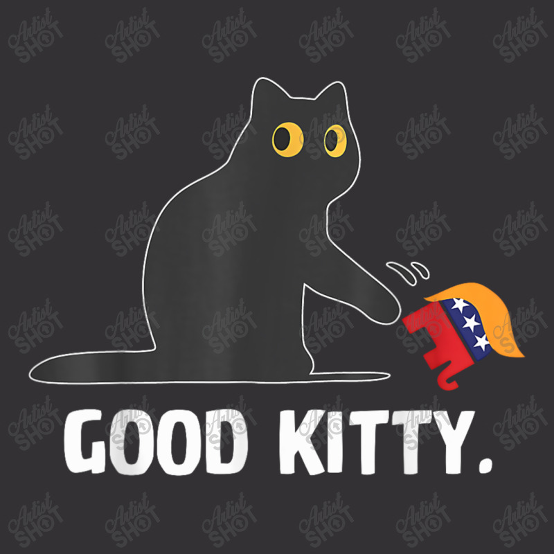 Good Kitty Funny Black Cat Trump Democrat Vintage Short | Artistshot