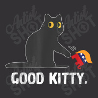 Good Kitty Funny Black Cat Trump Democrat Vintage Hoodie And Short Set | Artistshot