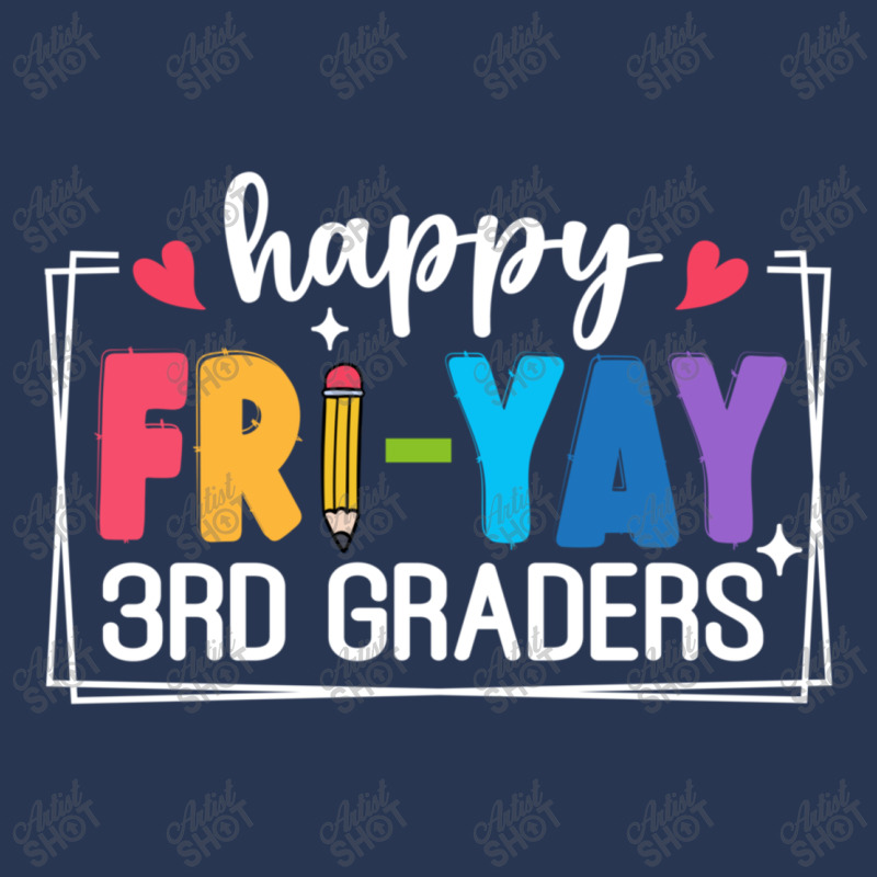 Happy Fri Yay 3rd Graders Men Denim Jacket | Artistshot