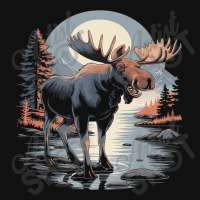 Moon Moose Graphic T-shirt | Artistshot