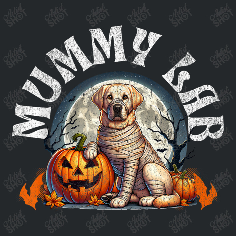 Mummy Lab Halloween Dog Crewneck Sweatshirt | Artistshot