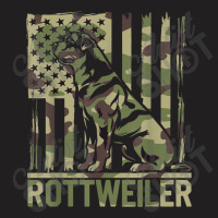 Rottweiler   Usa American Flag Camouflage Dog Owne T-shirt | Artistshot