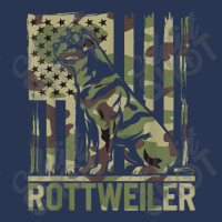 Rottweiler   Usa American Flag Camouflage Dog Owne Men Denim Jacket | Artistshot