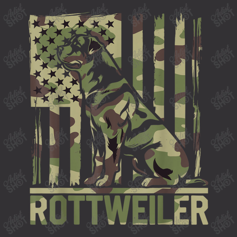 Rottweiler   Usa American Flag Camouflage Dog Owne Vintage Hoodie | Artistshot