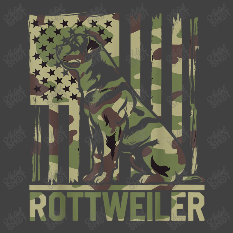 Rottweiler   Usa American Flag Camouflage Dog Owne Vintage T-shirt | Artistshot