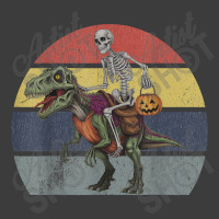 Skeleton Riding Mummy Dinosaur Halloween Men's Polo Shirt | Artistshot