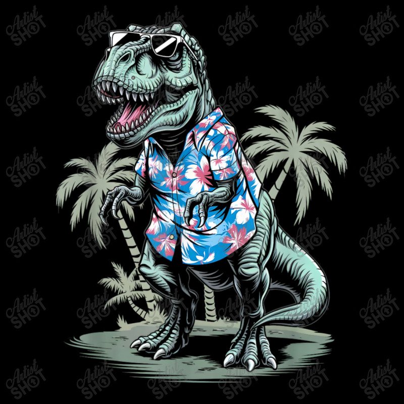 T-rex On Vacation Funny Dino Lover Island Urban Pullover Hoodie | Artistshot