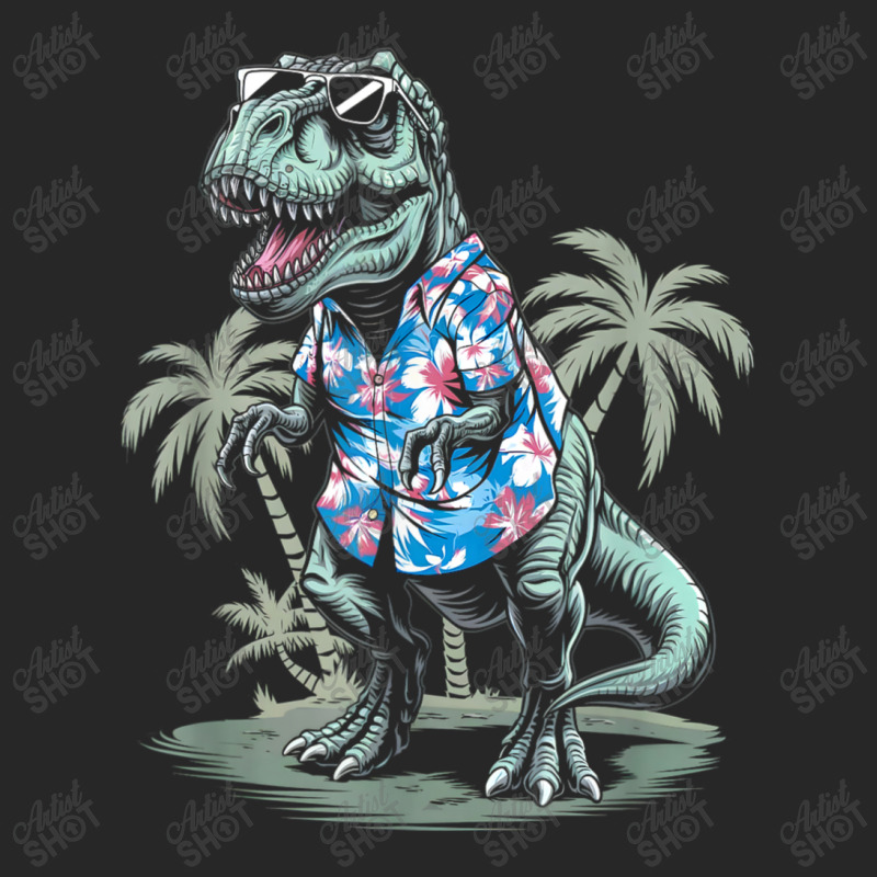 T-rex On Vacation Funny Dino Lover Island Men's T-shirt Pajama Set | Artistshot