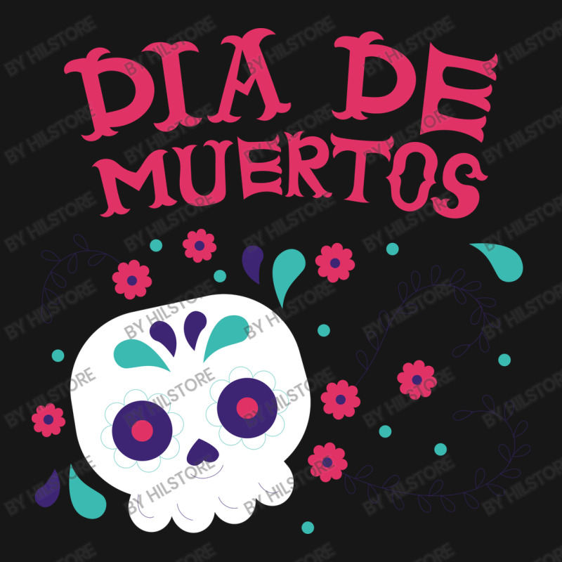 Dia De Muertos, Skull, Skulls, Skeleton, Flowers Medium-length Apron | Artistshot